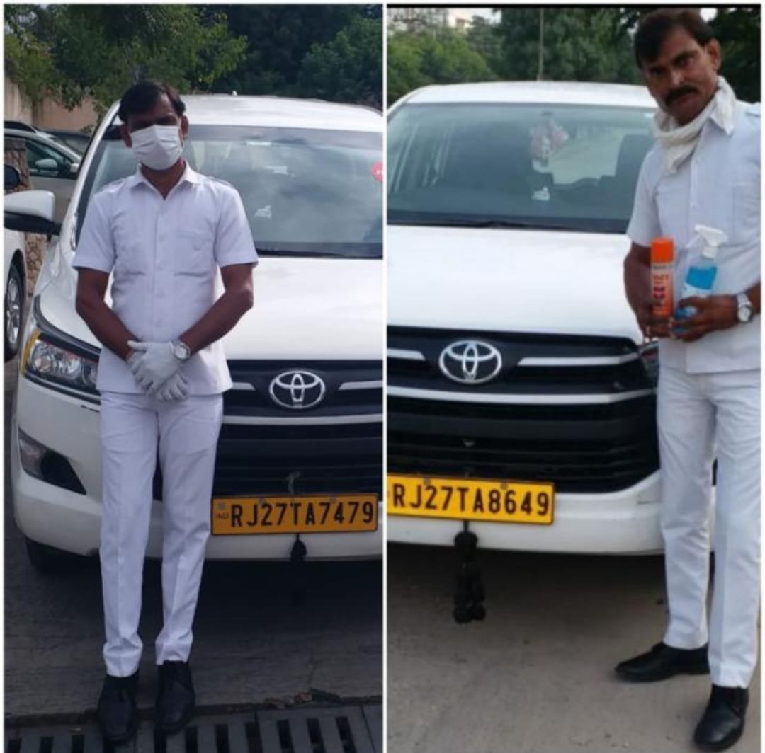 Chauffeurs in uniform