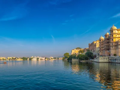 Lake Pichola from the City Palace side